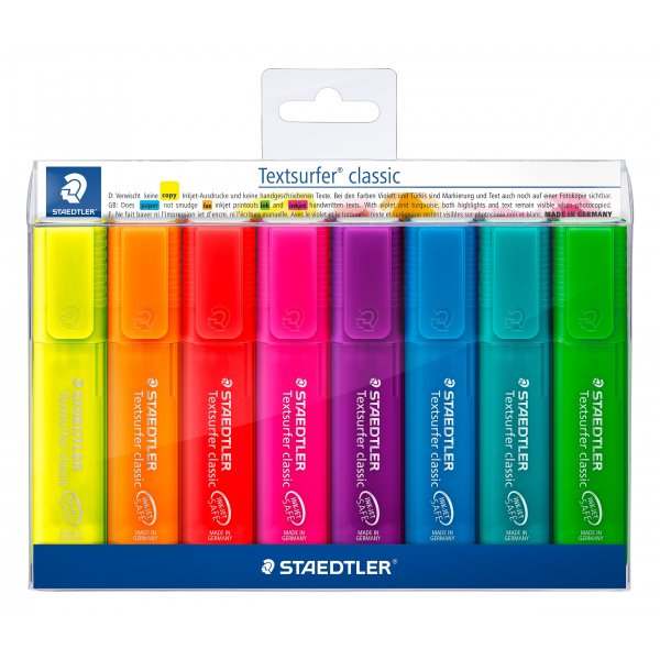 Highlighter Textsurfer Rainbow - 8 kyn