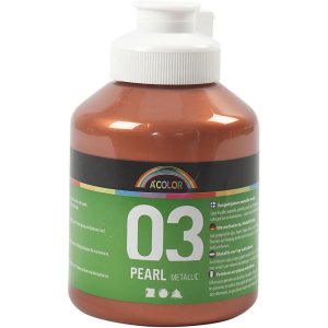 Koulumaali Akryyli - Metalli - metallinen kupari - metalli - 500 ml