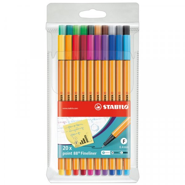 Fineliner Point 88 - 20 kpl