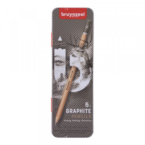 Grafiittikynt bruynzeel - 6 kyn