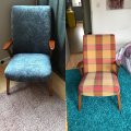 Asiakaskuva Murskattu sametti Mets�nvihre� - 145 cm