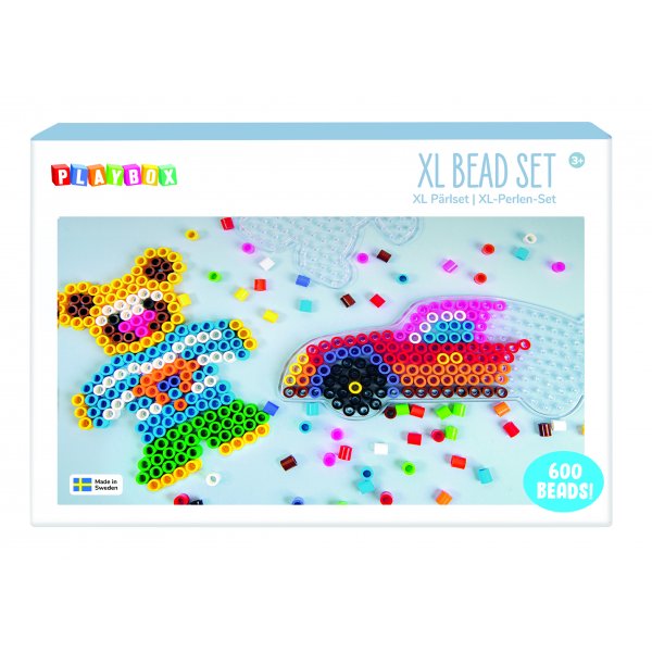 XL helmiauto ja karhu