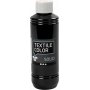 Tekstiili Kiinte tekstiilimaali - musta - pllyste - 250 ml