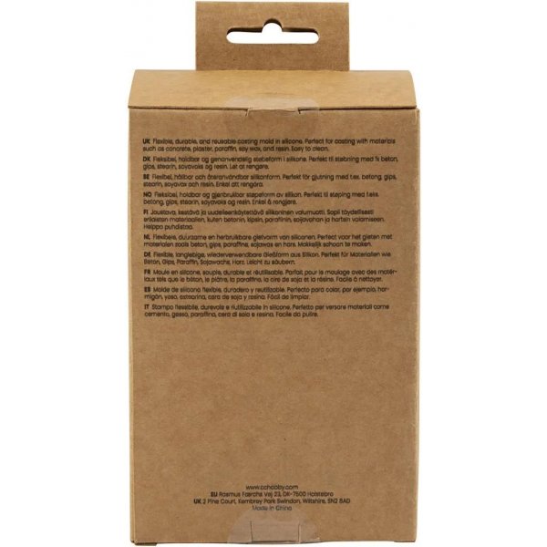 Silikonimuotti - Uurrettu sylinteri