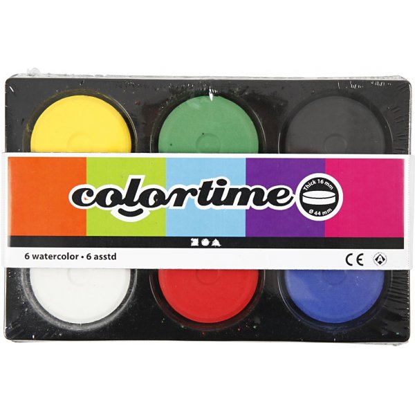 Akvarelli - 44 cm - perusvrit