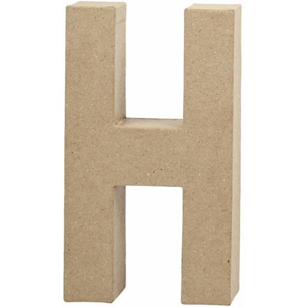 Pahvikirjain - H - 5 cm Pahvikirjain - H - 5 cm