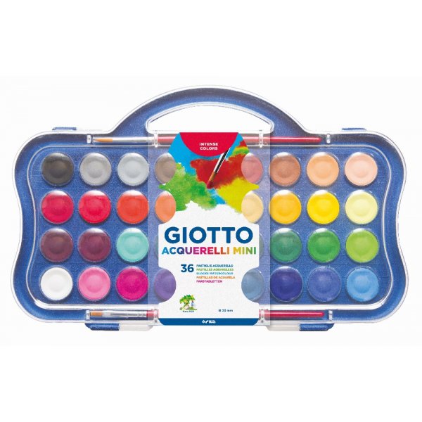 Akvarelli Giotto Aquarelli Mini - 36 kpl