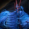 Asiakaskuva Viking lanka Nordlys 100g - Vaaleansininen/tummansininen (927)
