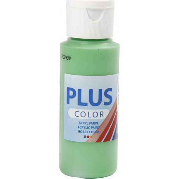 Plus Color Hobby maali - kirkkaan vihre - 60 ml