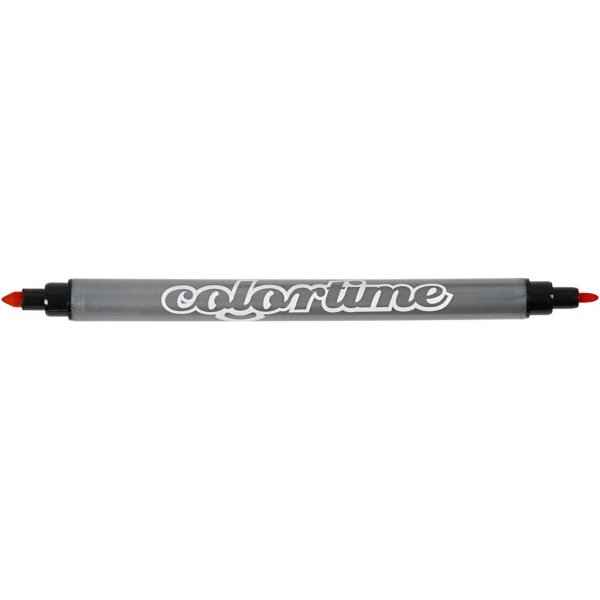 Colortime Double marker - vakiovärit - 20 kpl Colortime Double marker - vakiovärit - 20 kpl