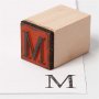 Postimerkit - kirjaimet ja numerot - 20 x 20 mm - 45 kpl
