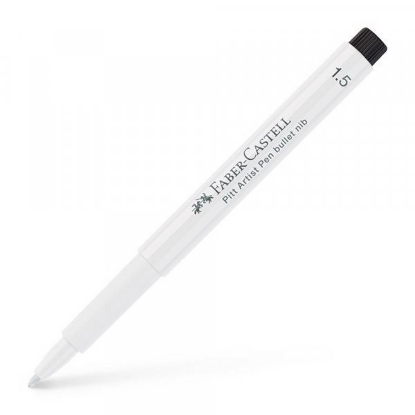 Piirustuskyn Faber-Castell PITT Artist Bullet-krki 1,5 mm - valkoinen