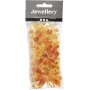 Harmony viisteiset muovihelmet - sekoitettu - keltainen - 45 g