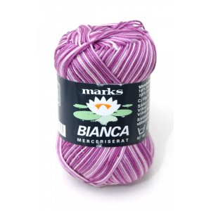 Bianca Ombre -lanka - 50g - Pinkki/valkoinen (1533) Bianca Ombre -lanka - 50g - Pinkki/valkoinen (1533)