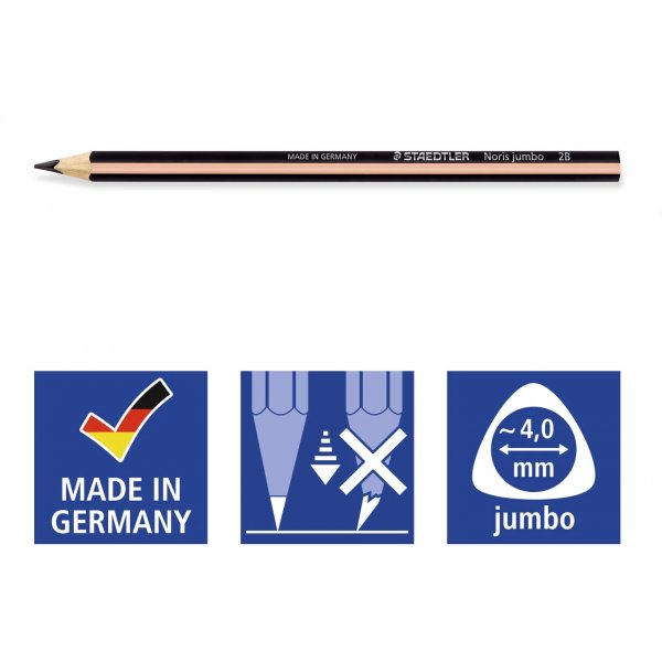 Noris Jumbo Pencils Pastel - 2 kyn