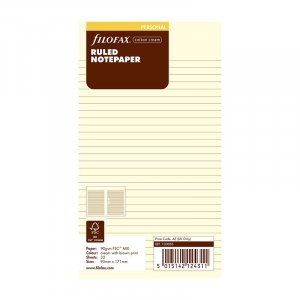 Muistipaperit Filofax Personal -vuorauksella