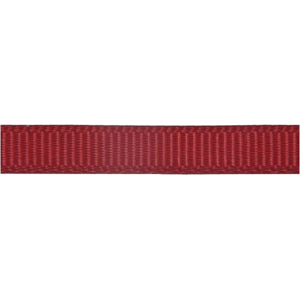 Grosgrain-nauha - punainen - 15 m Grosgrain-nauha - punainen - 15 m