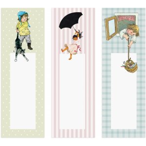 Kirjanmerkit Astrid Lindgren & Ilon Wikland - 3 kpl