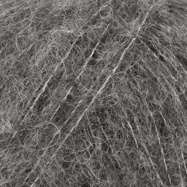 DROPS Harjattu Alpaca Silk lanka - 25g - Harmaa (03)