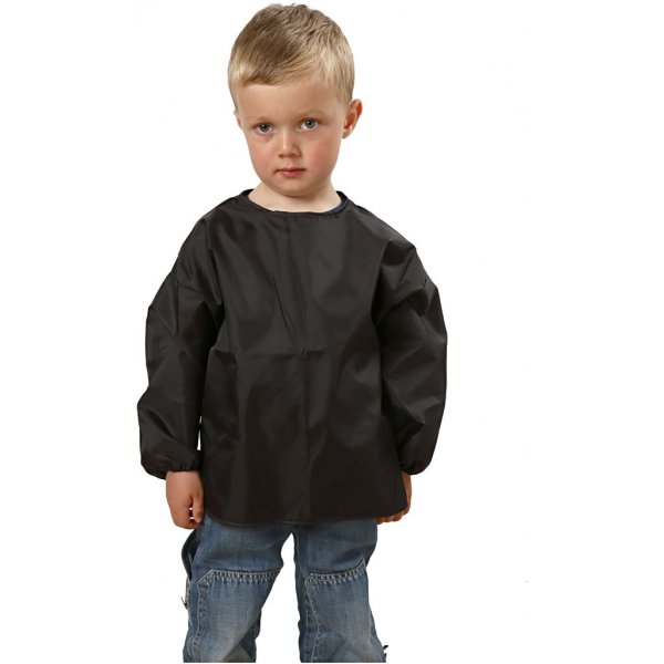 Maalarin esiliina - musta - 2-3 vuotta