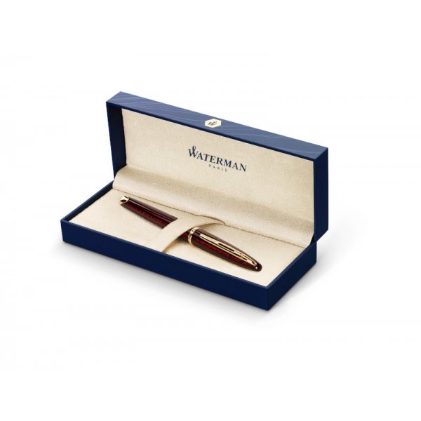 Tytekyn Waterman Carne Marine Amber - Kultainen koristelu - Medium Blue