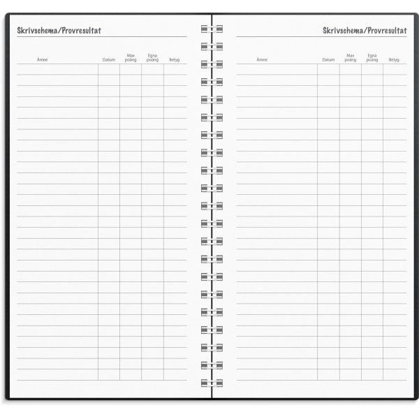 Kalenteri 24/25 - Suuri opintovuosi - Perusmusta muovi