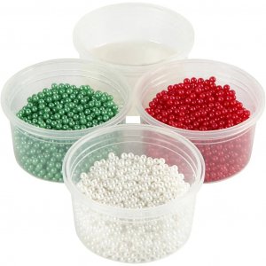 DIY Kit - Pearl Clay - Vihre�, punainen, valkoinen
