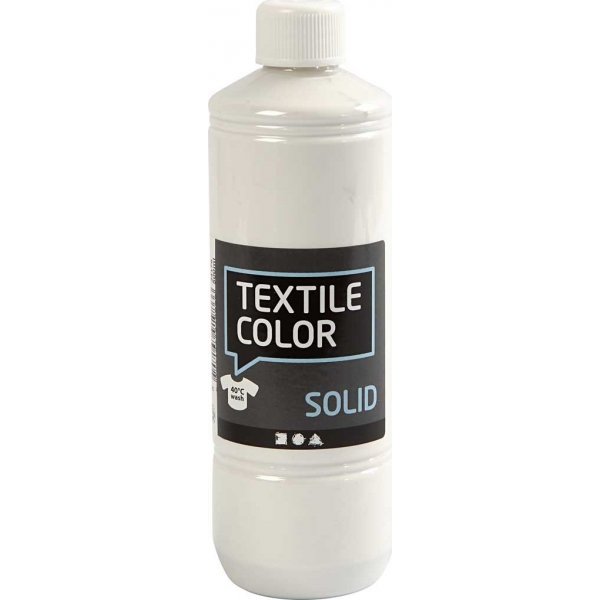 Tekstiili Kiinte tekstiilimaali - lpinkymtn valkoinen - lpinkymtn - 500 ml