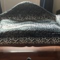 Asiakaskuva Velbour Animal Fur - Leopard (harmaa musta)