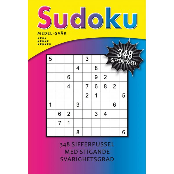 Sudoku keskivaikea (keltainen)