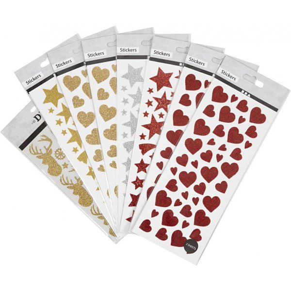 Glitter-tarrat - 8 arkkia Glitter-tarrat - 8 arkkia