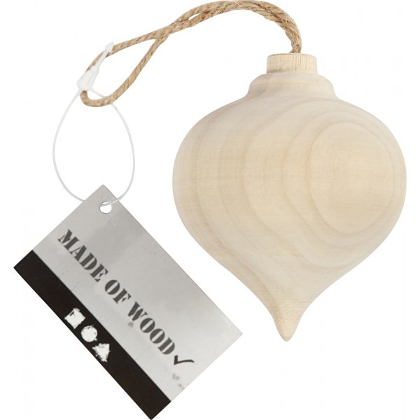 Puinen pisara - Ø 5,5 cm Puinen pisara - Ø 5,5 cm