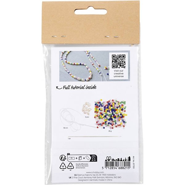 Mini DIY Kit Jewelry - kaulakoru makeanveden helmist