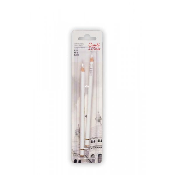 Pastellikynt "Pastel - White" Cont  Paris - 2 Pencils