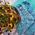 Asiakaskuva Vahakangas Flowers & Bird - sininen