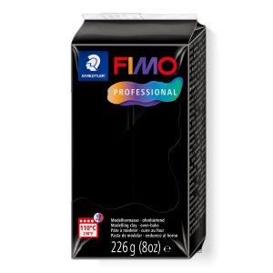 Uunissa kovettuva muovailuvaha FIMO professional 226 g musta