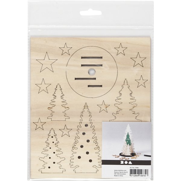 Tee-se-itse puiset hahmot - joulukuuset