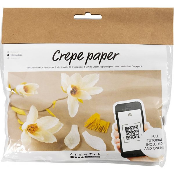 Mini DIY Kit Crepe Paper - Magnolia Branch Mini DIY Kit Crepe Paper - Magnolia Branch