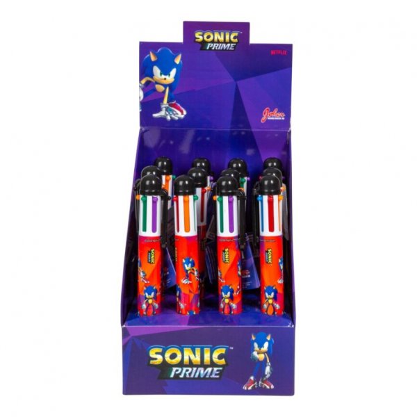 Sonic - Monivärinen kynä 12 kpl Sonic - Monivärinen kynä 12 kpl