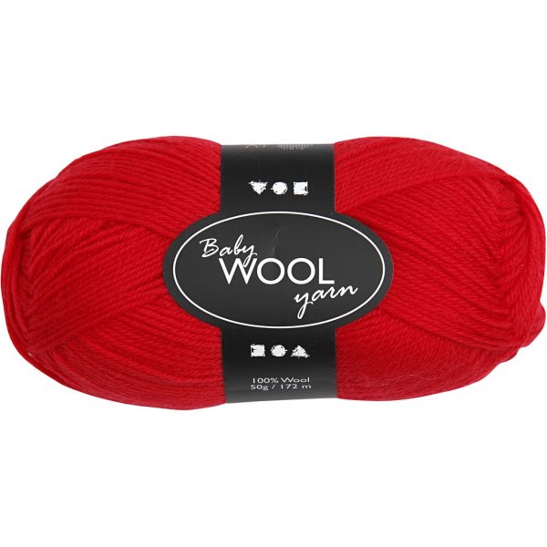 Vauvan lanka - punainen - 50 g