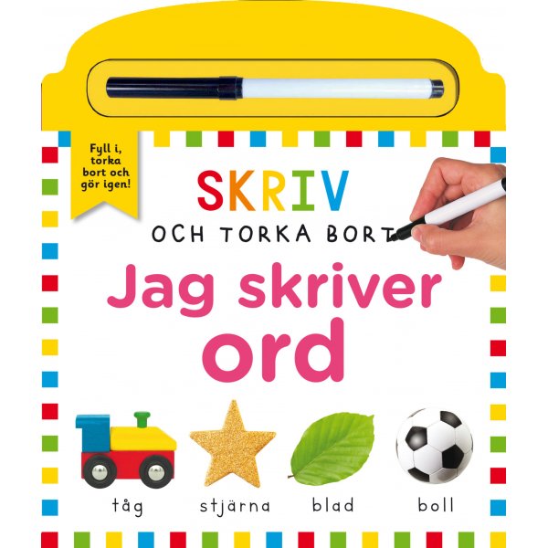 Pulmakirja - Kirjoita ja pyyhi: kirjoitan sanoja