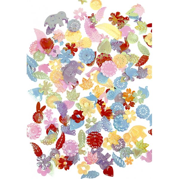 Paljetit - helmiäisvärit - 400 g Paljetit - helmiäisvärit - 400 g