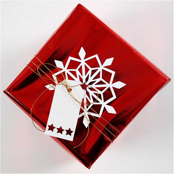 Lahjapaperi - metallinpunainen - 100 m