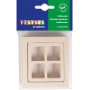 Puinen ikkuna - miniatyyri - 2 kpl