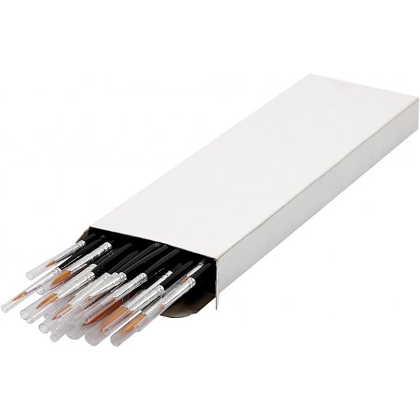 Gold Line siveltimet - ei. 0+1+2+4+8+12+18+22 - pyöreä - 36 kpl Gold Line siveltimet - ei. 0+1+2+4+8+12+18+22 - pyöreä - 36 kpl