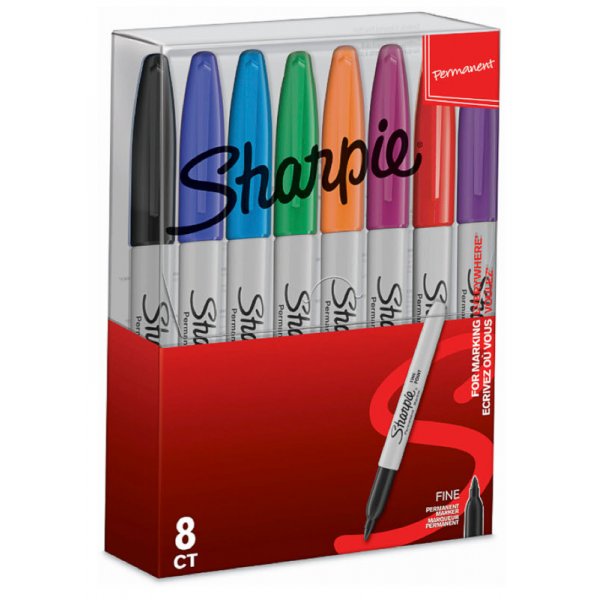 Merkintäkynä Sharpie Permanent Marker - 8 kpl