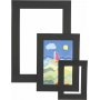 Passepartout-kehykset - musta - A3, A4, A5 - 75 kpl