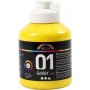 Koulumaali - Akryyli - peruskeltainen - kiiltv - 500 ml