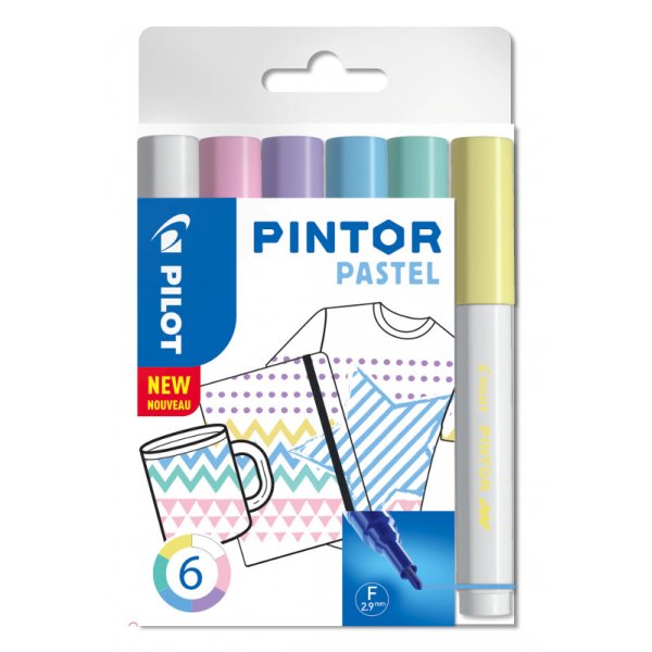 Kuitukynsarja Pilot Pintor (Pastel Mix) - Hieno