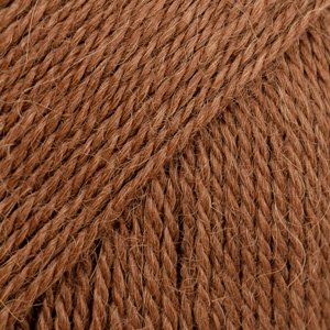 DROPS Alpaca Uni Color -lanka - 50g - Kuparinruskea (9041)